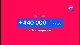 +440 000 руб в месяц с 2-х запросов на Ozon