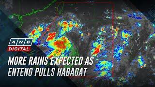 More rains expected as Enteng pulls habagat