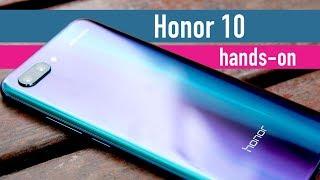 Honor 10 hands-on: £399 shiny shiny