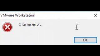 Internal error VMWare | SOLUTION