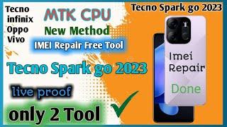 Tecno Spark go 2023  IMEI repair Free Tool MTK CPU All Mobile IME Repair Free