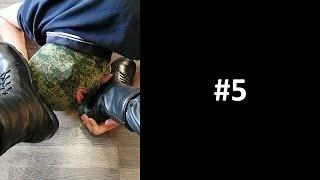 #5 Slave licks the master's army boots / Раб лижет армейские берцы хозяина