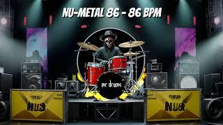 Nu Metal Drumtrack - 86 BPM | Backing Drums | Only Drums