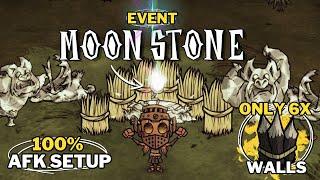 How to make the MOON STONE EVENT like an "Expert" (Only 6x Walls) - Don't Starve Together | DST