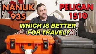 Nanuk 935 vs Pelican 1510! My 1st time traveling w/ the Pelican & comparing the two cases!