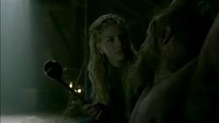 Lagertha and Harald talk EXTENDED ("Things people do for love") 5x02