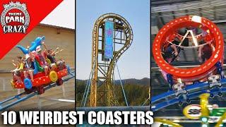 Top 10 WEIRDEST Roller Coasters Around the World