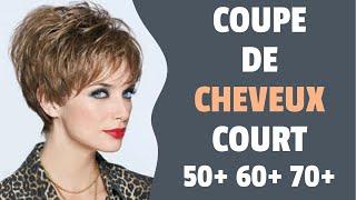 COUPE DE CHEVEUX COURT FEMME 2023 DE 50+ 60+ 70+ Ans