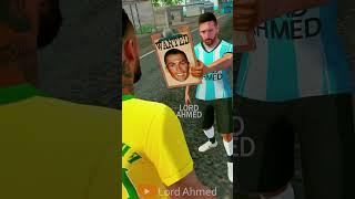 Messi  Ronaldo in Danger  FreeFire animation #shorts