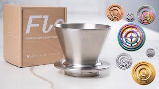 FLO Dripper Review - Wild NEW Variable Flow Rate Brewer from Kurasu and Varia