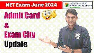 Exam City and Admit Card Update  जानिए कब आएंगे || UGC NET Exam June 2024