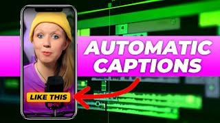 Automatic Animating Captions with Submachine in Premiere Pro