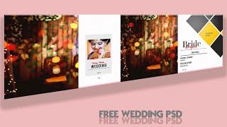 Wedding Album Design PSD Free Download - 12x36 PSD Templates VOL 4