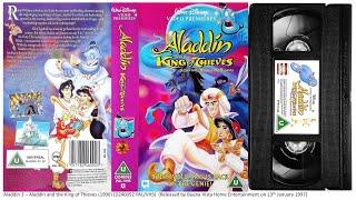 Aladdin and the King of Thieves (1996) . (13th January 1997 - UK VHS)