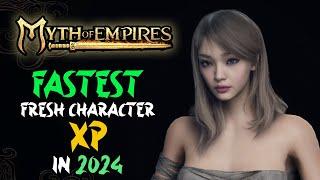 Myth of Empires how to level up fast and get the most xp early in the game with a fresh character