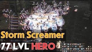 Lineage 2 Classic (RU official - Gran Kain) - Storm Screamer 77 lvl HERO Mass PVP