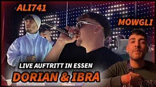 DORIAN MIT ALI471 & IBRA LIVE IN ESSEN | MOWGLI REDET ÜBER RAPLARUE!