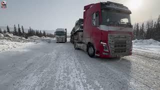 Операция спасение коллеги и самого себя. Кто не терял прицеп, тот не настоящий дальнобойщик:)