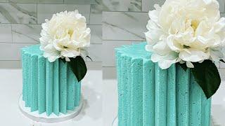 How to make an origami cake with buttercream | Cake trend | Sugarella Sweets