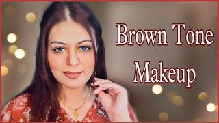 Brown Tone Neutral Makeup Look