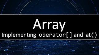 C++ Array - How the array-index operator is implemented