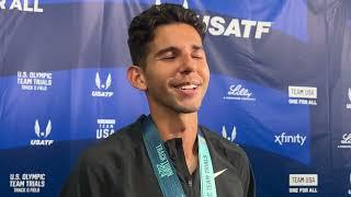 Grant Fisher After Winning U.S. Olympic Trials 5K In 13:08.85 Meet Record, Plans To Double In Paris