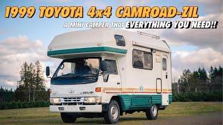 This Toyota Camroad Motorhome is 4x4. Diesel. and has EVERYTHING you need in under 17ft!
