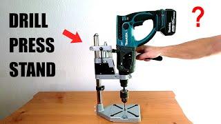Is This Portable DRILL PRESS Stand for Cordless Hand Drill Any Good?