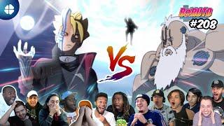 Momoshiki's Manifestation Reaction Mashup | Boruto 208  [ボルト -- 海外の反応]