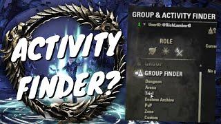 Activity Finder coming to ESO in U40!