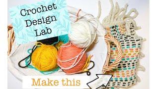 Weaving Crochet in the design lab!