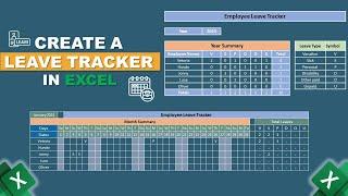 How to Create Leave Tracker in Excel
