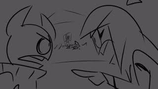 Lila and Demon kid fight scene (Spooky Month Tender Treats) - extra scene