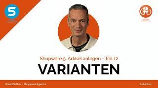 Artikel anlegen bei Shopware 5 - Varianten (12/14)