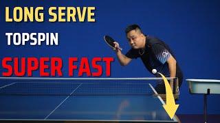 Learn to Serve Long SUPER FAST with Grand Master To Duc Hoang | Table Tennis Review