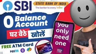 Zero Balance Savings Account Opening in SBI | State Bank of India | Step-by-Step Guide