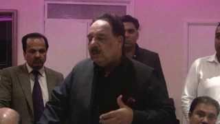 PM AJK Ch.Abdul Majeed speech at Lahore Village in B'ham:Covered by cniuk