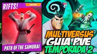 COMO Completar TODAS las MISIONES de la Fisura CAMINO DEL SAMURAI - Multiversus Temporada 2