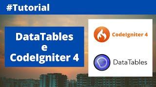 Aprenda AGORA a usar o DataTables com o CodeIgniter 4 em um ÚNICO VÍDEO!