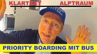 Lufthansa Alptraum Priority Boarding mit Bus | Der HON Klartext