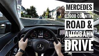 Mercedes-Benz C200d (2016) - POV Country Road and Autobahn Drive