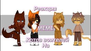 Реакция котов воителей на meme (коты воители из "Месть Кленовницы") ️МОЕ AU ️(чит,опис.)