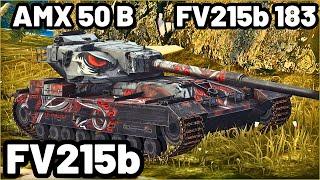 FV215b, AMX 50 B & FV215b 183 | WOT Blitz Pro Replays