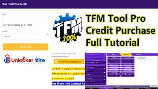 TFM Tool Pro Credit Purchase | Unlocker Site