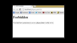 How to remove Forbidden You don't have permission to access phpmyadmin on centOS 7