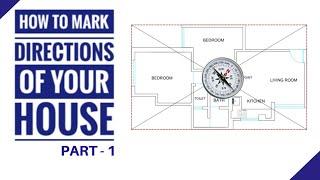 घर की वास्तु दिशाओं का पता कैसे लगाएं - भाग १ ~ How to find vastu directions of the house - Part 1