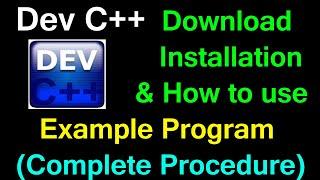 How to Download and Install Dev C++ | How to use Dev C++ | in telugu | By Sudhakar Bogam