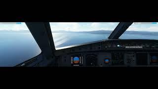 Landing in LGSK · Skiathos Island National Airport