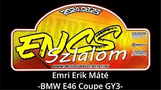 Encs szlalom Emri Erik Máté   BMW E46 Coupe GY3