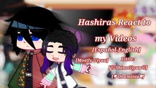 Hashiras react to my Videos! || KNY || Non-Canon reactions || Read Desc.